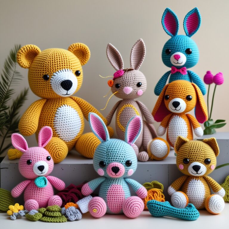 Adorable Crochet Stuffed Animals: Easy Patterns & Tutorials for Beginners & Experts