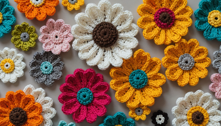 Stunning Crochet Flower Patterns: 10+ Easy Designs for Beginners & Experts
