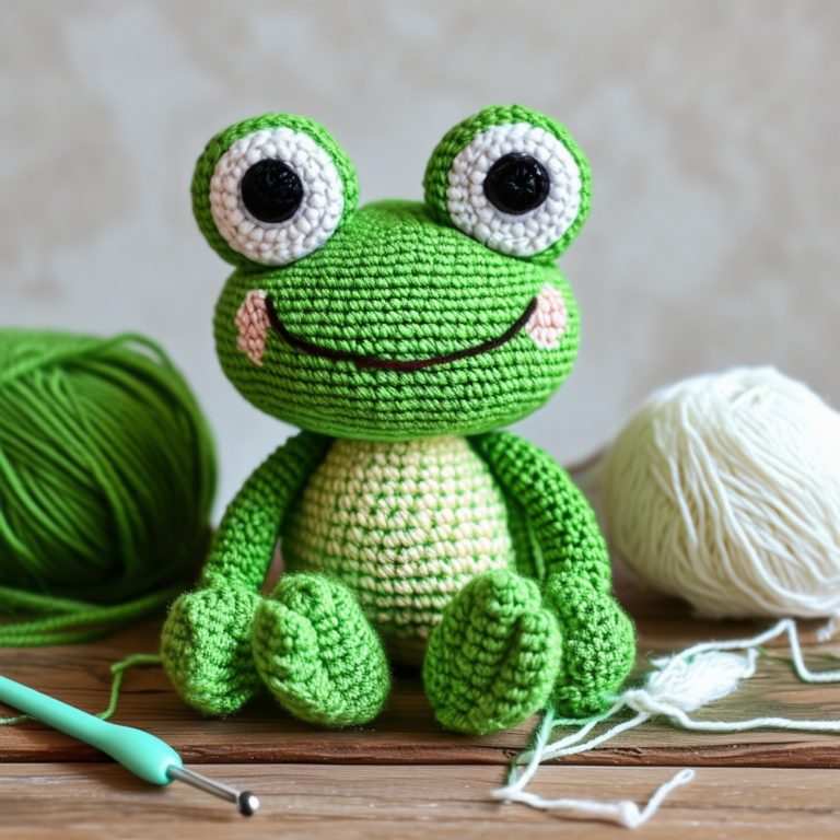 How to Crochet a Cute Green Frog Doll: Easy Pattern for Beginners