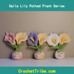 Elegant Calla Lily Potted Plant Series – 100% Handmade Beauty for Your Home