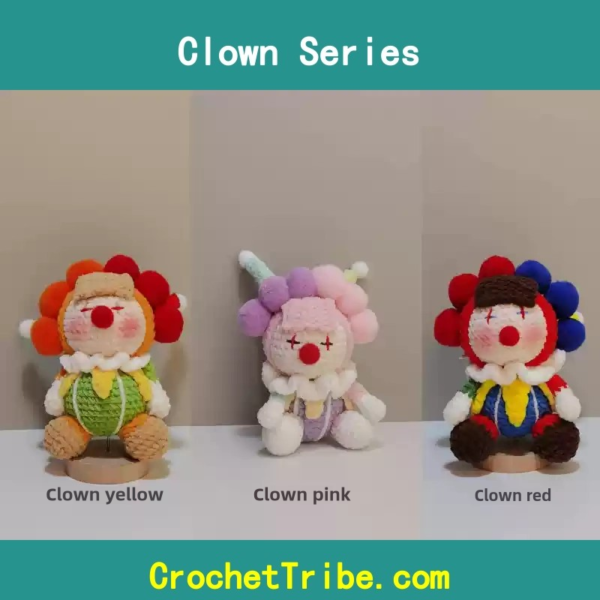Clown Series: 100% Handmade Masterpieces for Unique Collectors