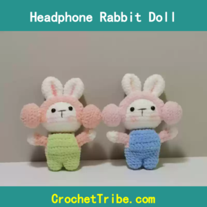 Adorable 100% Handmade Headphone Rabbit Doll – Perfect Blend of Cuteness & Craftsmanship Adorable 100% Handmade Headphone Rabbit Doll – Perfect Blend of Cuteness & Craftsmanship