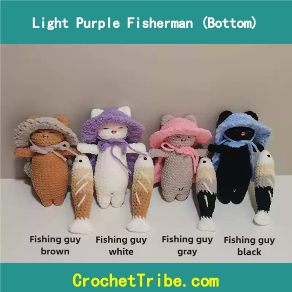 Handmade Light Purple Fisherman Bottom – 100% Artisan-Crafted Elegance