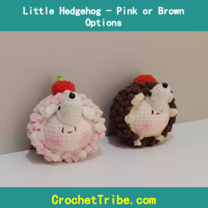 Adorable 100% Handmade Little Hedgehog – Choose Pink or Brown! Adorable 100% Handmade Little Hedgehog – Choose Pink or Brown!
