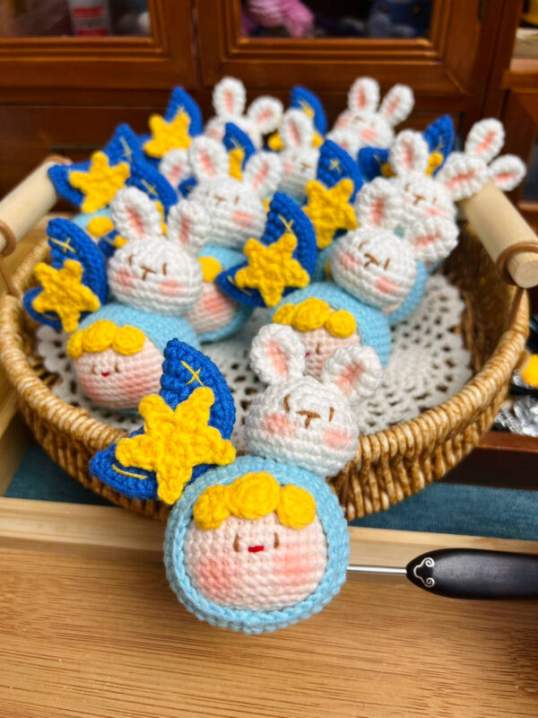 Handmade Crochet Dango Keychain – Adorable New Year Gift for Couples with Unique Designs & Whimsical Charm - Image 35