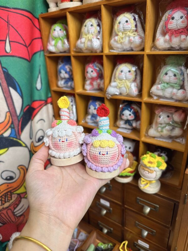 Custom Handmade Yarn Kirby Dumpling Ornaments – Adorable, Personalized Holiday Gifts for Couples & Festive Decor - Image 26