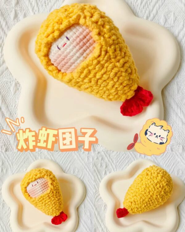 Adorable Handmade Crochet Dumpling Keychains – Perfect DIY Gift for Birthdays, Valentine’s, and Special Occasions - Image 34