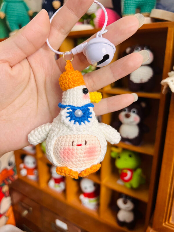 Handmade Crochet Dango Keychain – Adorable New Year Gift for Couples with Unique Designs & Whimsical Charm - Image 32