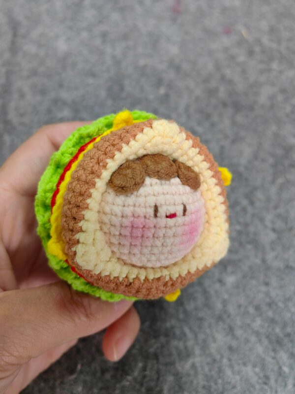 Handmade Crochet Dango Keychain: Cute Knitted Plushie Gift - Image 61