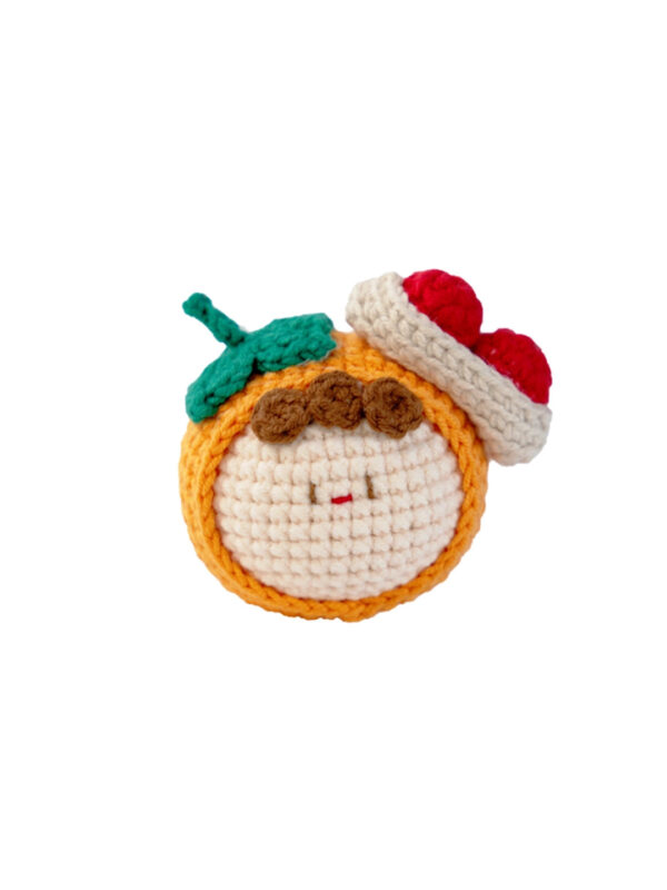 Handmade Crochet Dango Keychain Milk Cotton Yarn DIY Amigurumi Doll Gift - Image 5