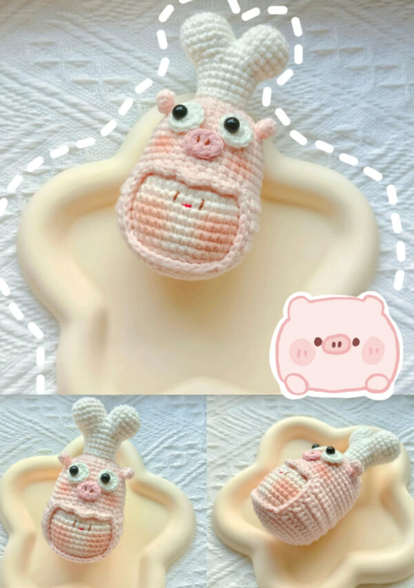 Custom Handmade Yarn Kirby Dumpling Ornaments – Adorable, Personalized Holiday Gifts for Couples & Festive Decor - Image 24