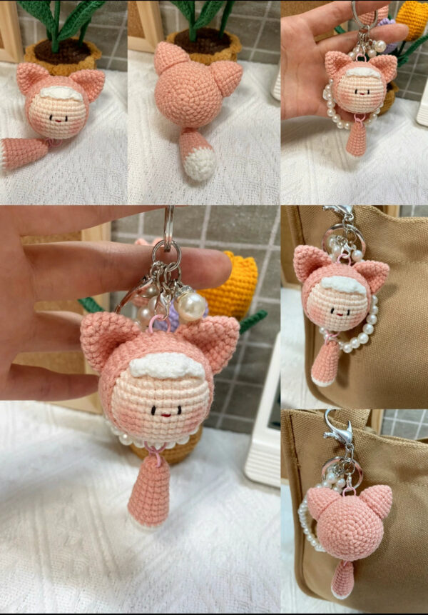 Custom Handmade Yarn Kirby Dumpling Ornaments – Adorable, Personalized Holiday Gifts for Couples & Festive Decor - Image 40
