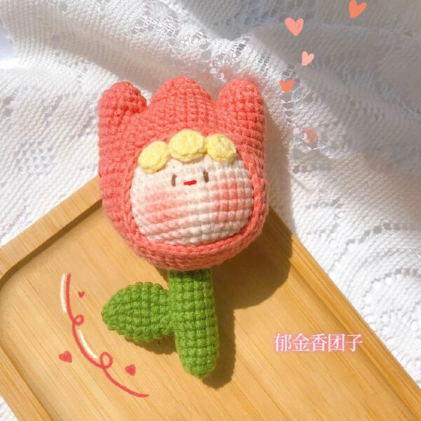 Adorable Handmade Crochet Dumpling Keychains – Perfect DIY Gift for Birthdays, Valentine’s, and Special Occasions - Image 53