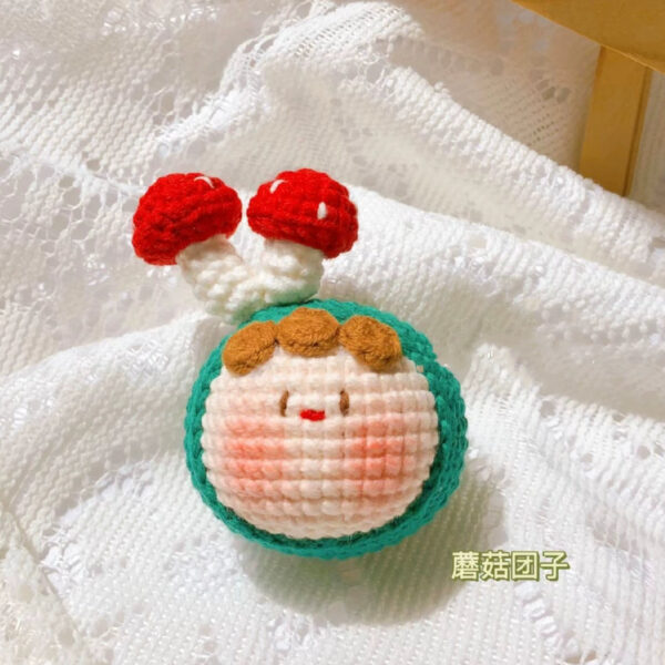 Adorable Handmade Crochet Dumpling Keychains – Perfect DIY Gift for Birthdays, Valentine’s, and Special Occasions - Image 54