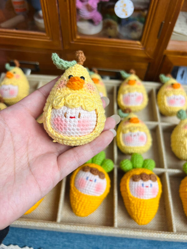Handmade Crochet Dango Keychain – Adorable New Year Gift for Couples with Unique Designs & Whimsical Charm - Image 30