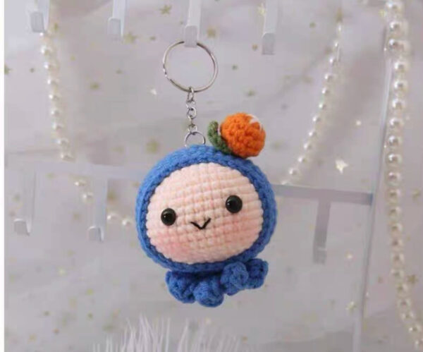 Handmade Crochet Dango Keychain – Adorable New Year Gift for Couples with Unique Designs & Whimsical Charm - Image 27