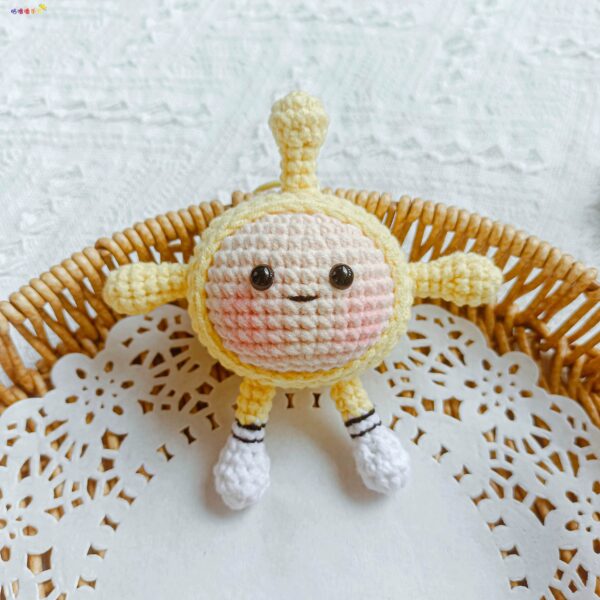 Handmade Crochet Bunny Keychain with Flower Charm, Cute Plush Bag Accessory Gift - Image 17