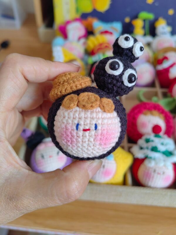 Handmade Crochet Dango Keychain: Cute Knitted Plushie Gift - Image 69