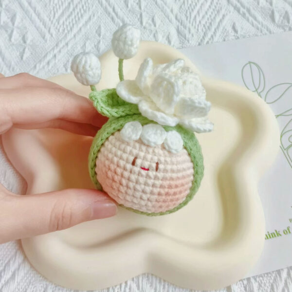 Adorable Handmade Crochet Dumpling Keychains – Perfect DIY Gift for Birthdays, Valentine’s, and Special Occasions - Image 31