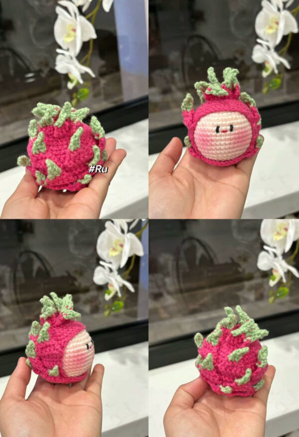 Handmade Crochet Dango Keychain – Adorable New Year Gift for Couples with Unique Designs & Whimsical Charm - Image 11