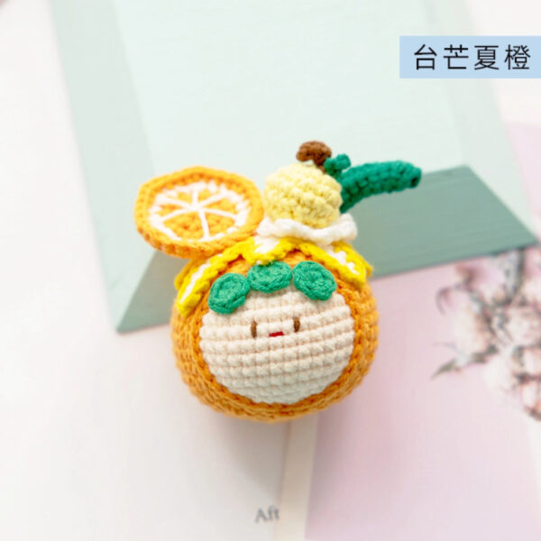 Handmade Crochet Dango Keychain Milk Cotton Yarn DIY Amigurumi Doll Gift - Image 37