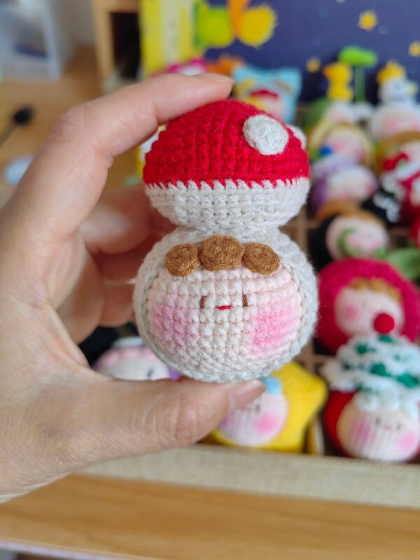 Handmade Crochet Dango Keychain: Cute Knitted Plushie Gift - Image 70
