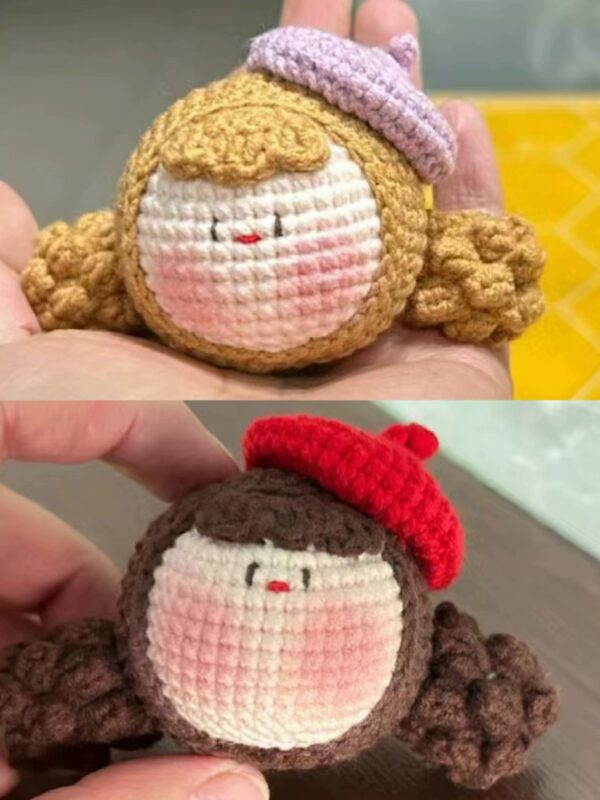 Custom Handmade Yarn Kirby Dumpling Ornaments – Adorable, Personalized Holiday Gifts for Couples & Festive Decor - Image 34