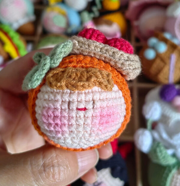Handmade Crochet Dango Keychain: Cute Knitted Plushie Gift - Image 38