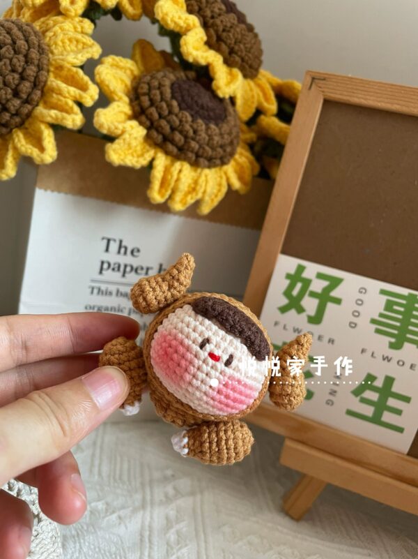 悦悦家手作爆款灯笼鱼团子钥匙扣 | 定制手工编织挂件，闺蜜礼物首选 - Image 16