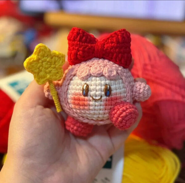 Custom Handmade Yarn Kirby Dumpling Ornaments – Adorable, Personalized Holiday Gifts for Couples & Festive Decor - Image 18