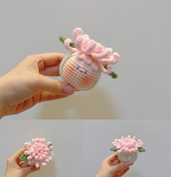 Handmade Crochet Dango Keychain – Adorable New Year Gift for Couples with Unique Designs & Whimsical Charm - Image 44