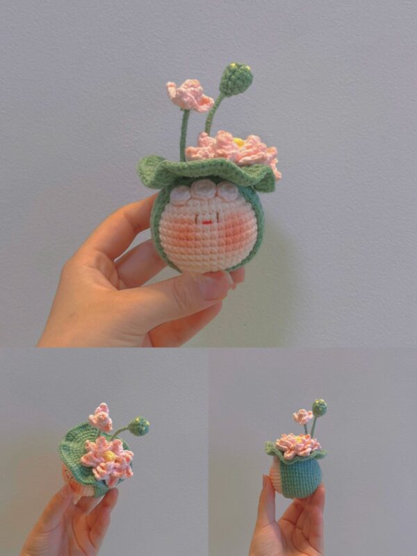 Custom Handmade Yarn Kirby Dumpling Ornaments – Adorable, Personalized Holiday Gifts for Couples & Festive Decor - Image 20