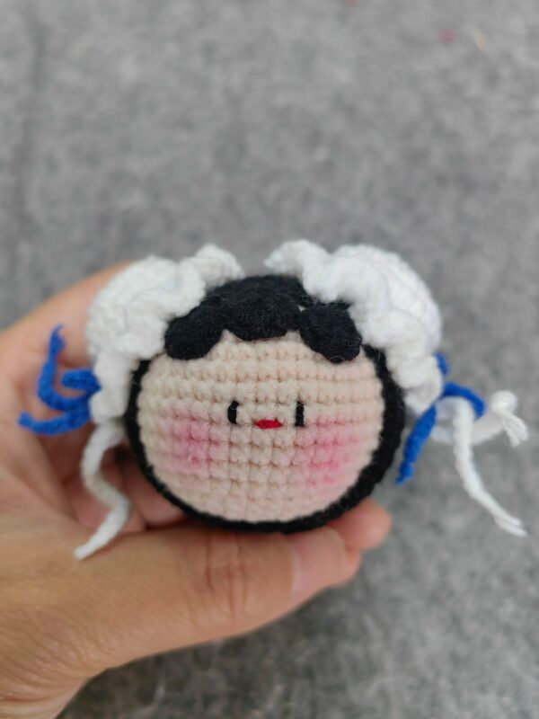 Handmade Crochet Dango Keychain: Cute Knitted Plushie Gift - Image 82