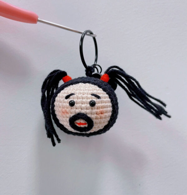 Handmade Crochet Dango Keychain – Adorable New Year Gift for Couples with Unique Designs & Whimsical Charm - Image 13