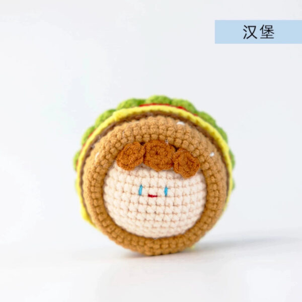 Whimsical Handmade Crochet Keychain – Unique DIY Yarn Pom-Pom Gift for Friends & Loved Ones