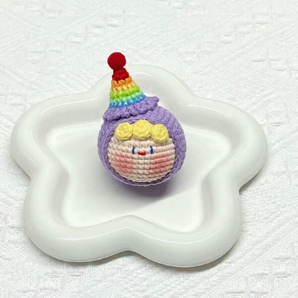 Adorable Handmade Crochet Dumpling Keychains – Perfect DIY Gift for Birthdays, Valentine’s, and Special Occasions - Image 43