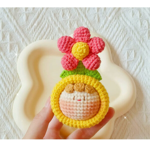 Adorable Handmade Crochet Dumpling Keychains – Perfect DIY Gift for Birthdays, Valentine’s, and Special Occasions - Image 27