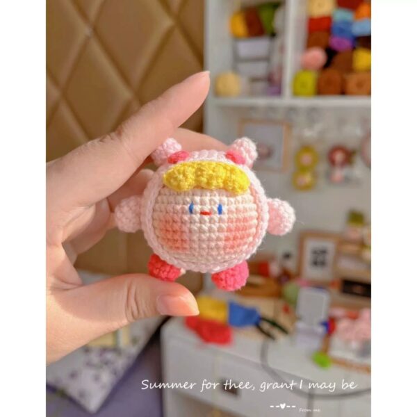Adorable Handmade Crochet Dumpling Keychains – Perfect DIY Gift for Birthdays, Valentine’s, and Special Occasions - Image 10