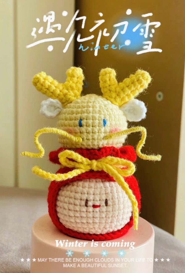Handmade Crochet Dango Keychain – Adorable New Year Gift for Couples with Unique Designs & Whimsical Charm - Image 7