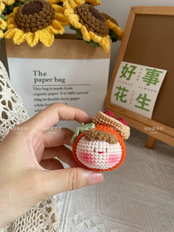 悦悦家手作爆款灯笼鱼团子钥匙扣 | 定制手工编织挂件，闺蜜礼物首选 - Image 11