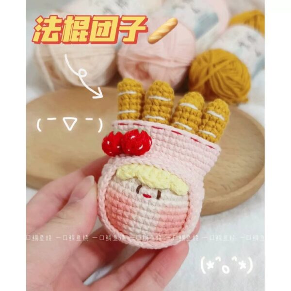 Adorable Handmade Crochet Dumpling Keychains – Perfect DIY Gift for Birthdays, Valentine’s, and Special Occasions - Image 16