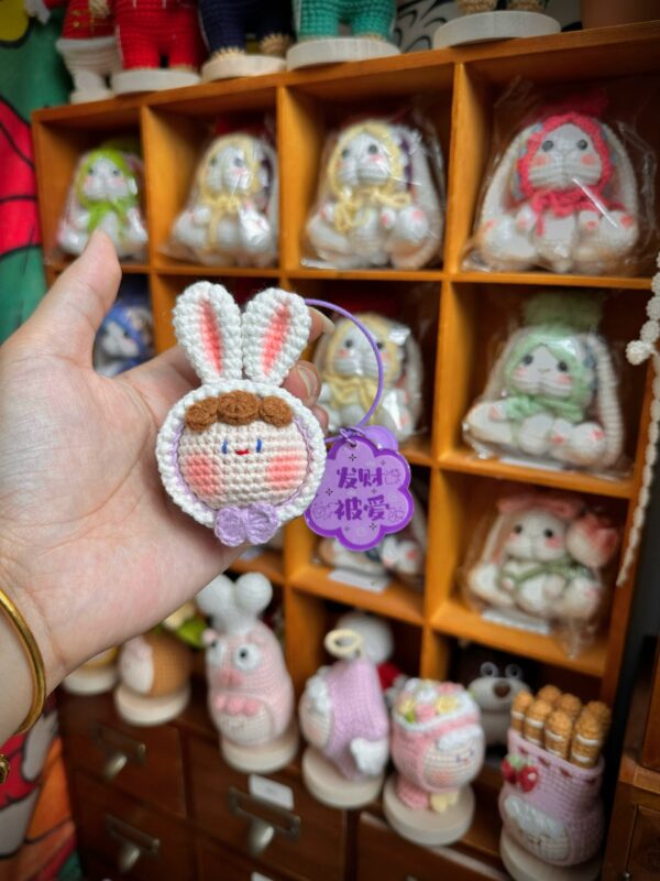Custom Handmade Yarn Kirby Dumpling Ornaments – Adorable, Personalized Holiday Gifts for Couples & Festive Decor - Image 14