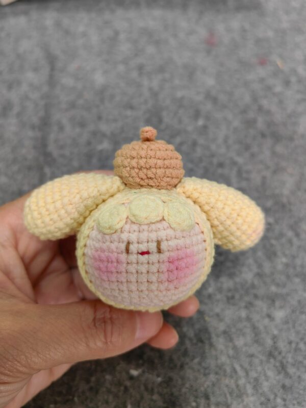 Handmade Crochet Dango Keychain: Cute Knitted Plushie Gift - Image 83