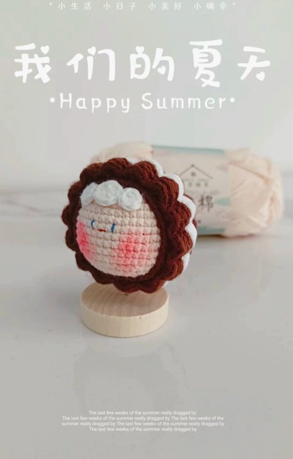 Handmade Crochet Dango Keychain – Adorable New Year Gift for Couples with Unique Designs & Whimsical Charm - Image 24