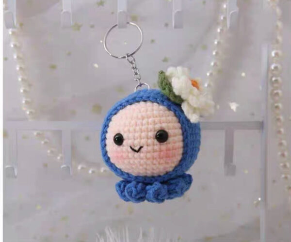 Handmade Crochet Dango Keychain – Adorable New Year Gift for Couples with Unique Designs & Whimsical Charm - Image 28