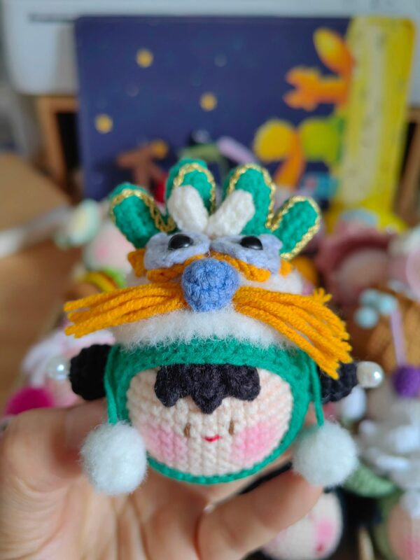 Handmade Crochet Dango Keychain: Cute Knitted Plushie Gift - Image 50