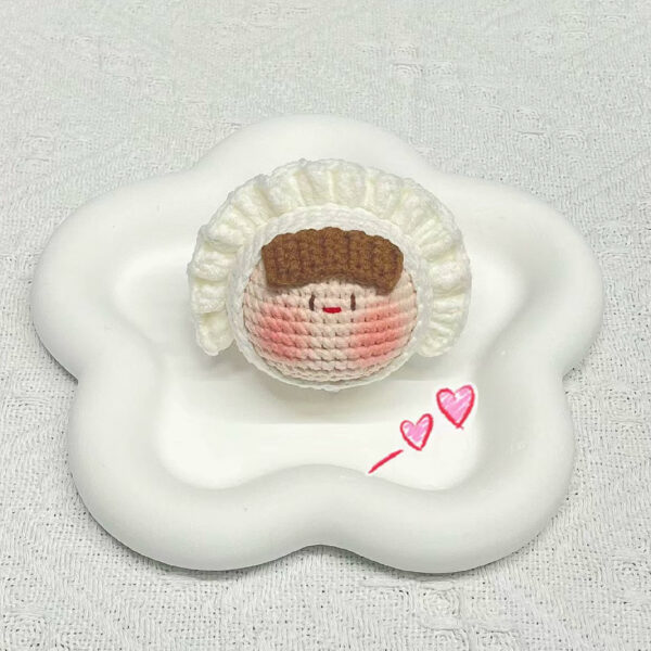Adorable Handmade Crochet Dumpling Keychains – Perfect DIY Gift for Birthdays, Valentine’s, and Special Occasions - Image 48