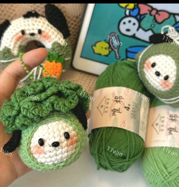 Custom Handmade Yarn Kirby Dumpling Ornaments – Adorable, Personalized Holiday Gifts for Couples & Festive Decor - Image 42