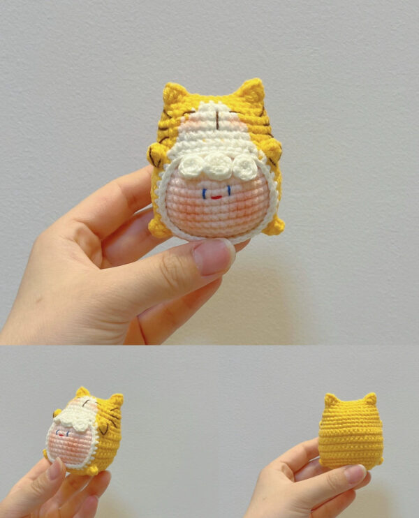 Custom Handmade Yarn Kirby Dumpling Ornaments – Adorable, Personalized Holiday Gifts for Couples & Festive Decor - Image 21