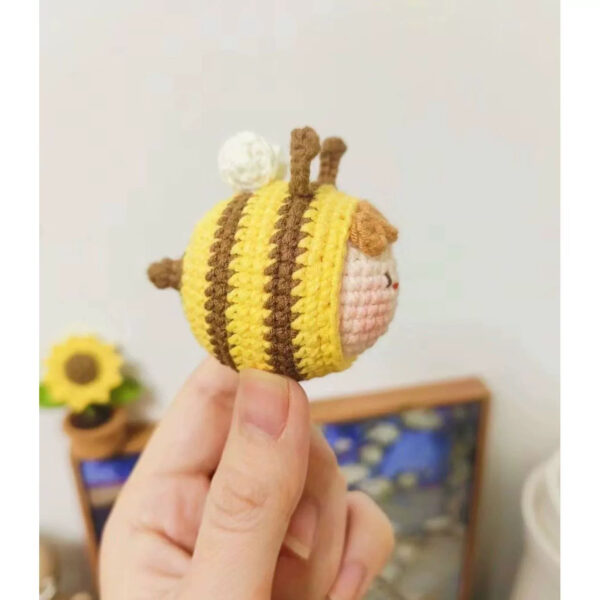 Adorable Handmade Crochet Dumpling Keychains – Perfect DIY Gift for Birthdays, Valentine’s, and Special Occasions - Image 6